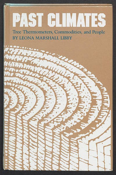 Front cover of Past Climates, by Leona Marshall Libby, 1983 (Linda Hall Library)