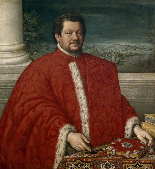 Portrait of Gianfrancesco Sagredo, by Gerolamo and Leandro Bassano, oil on canvas, 1619, Ashmolean Museum, Oxford (artuk.org)