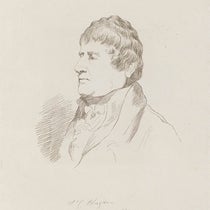 Portrait of Chales Blagden, etching by Mary Dawson Turner, after Thomas Phillips, National Portrait Gallery, London (npg.org.uk)