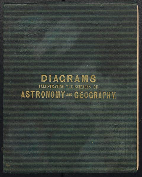 Front cover, James Reynolds, Diagrams Illustrating the Sciences of Astronomy and Geography, 1844-50 (Linda Hall Library) 