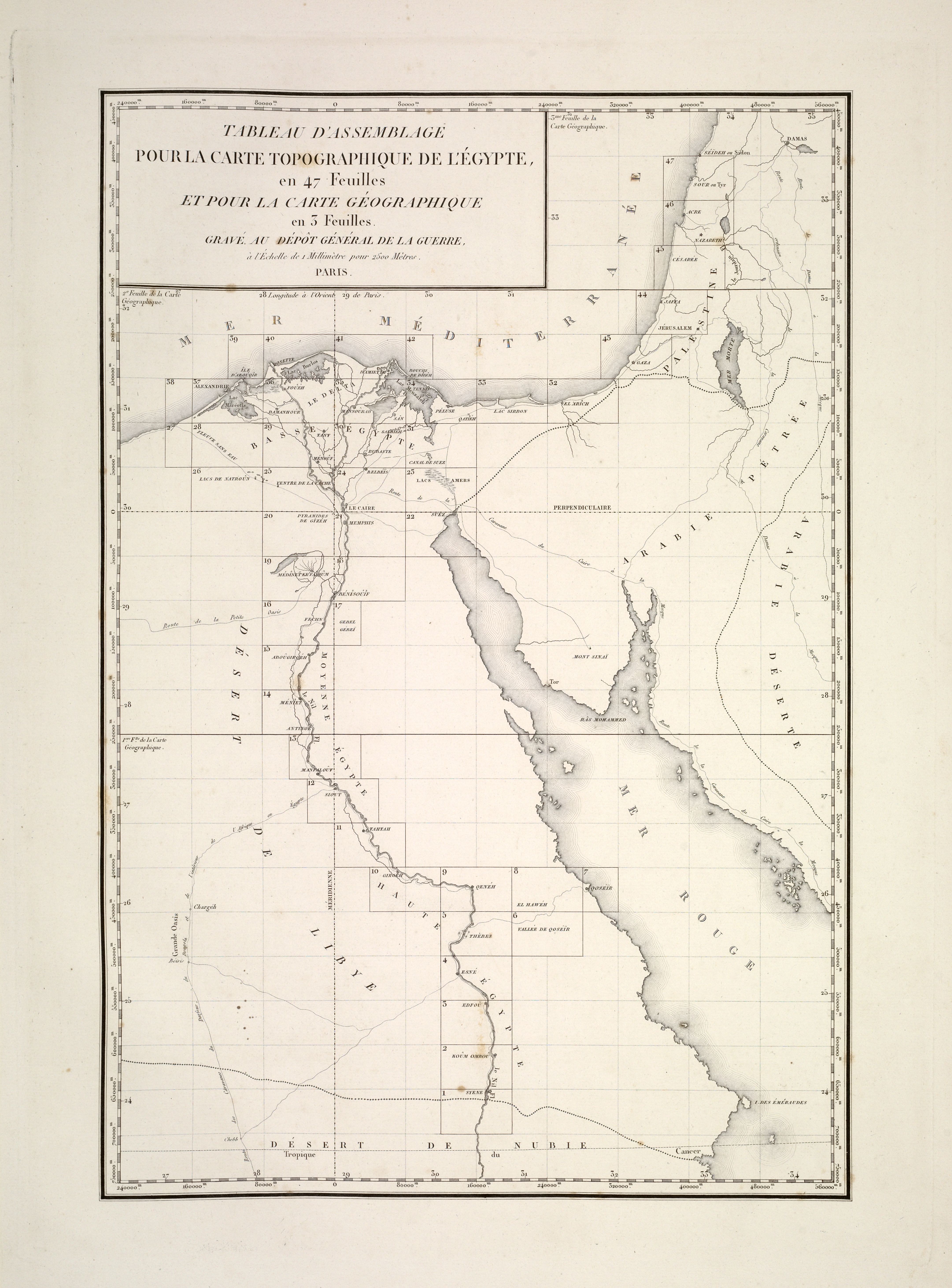Napoleon Egypt Map