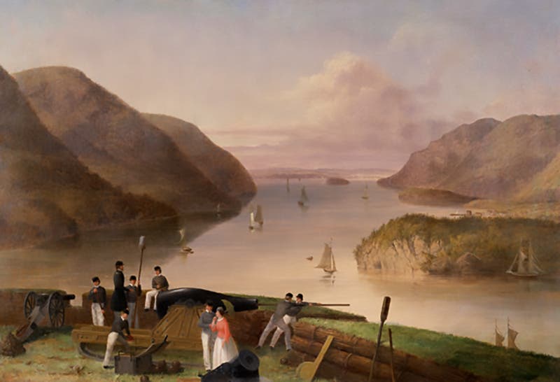 West Point, New York, oil on canvas, by Seth Eastman, 1875, U.S. Senate Collection (senate.gov)