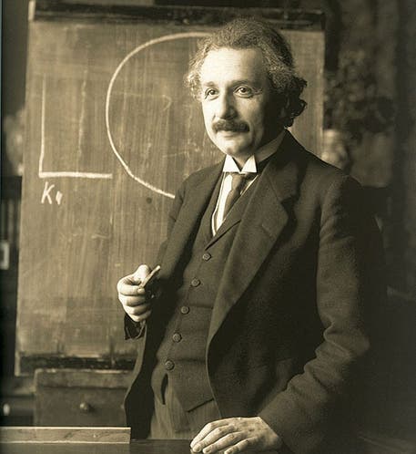 Portrait of Albert Einstein, photograph by Ferdinand Schmutzer, 1921 (Wikimedia commons)