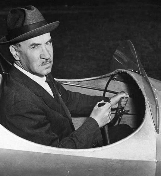 Igor Sikorsky in the cockpit of his VS-300 helicopter, 1939 (worldwartwo.filminspector.com)