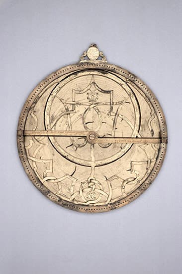 Astrolabe once owned by Greaves (Oxford Museum of the History of Science)