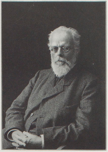Portrait of August Weismann, photograph from an obituary notice in the Proceedings of the American Philosophical Society, 1915 (Linda Hall Library)
