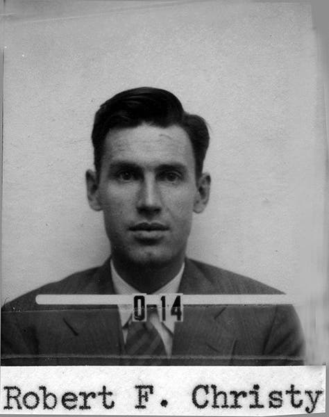 Robert Christy’s Los Alamos ID badge, 1943 (wikidata.org)