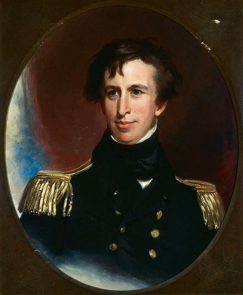 Portrait of Charles Wilkes, by Thomas Sully, oil on canvas, 1843, U.S. Naval Academy Museum (Wikimedia commons)