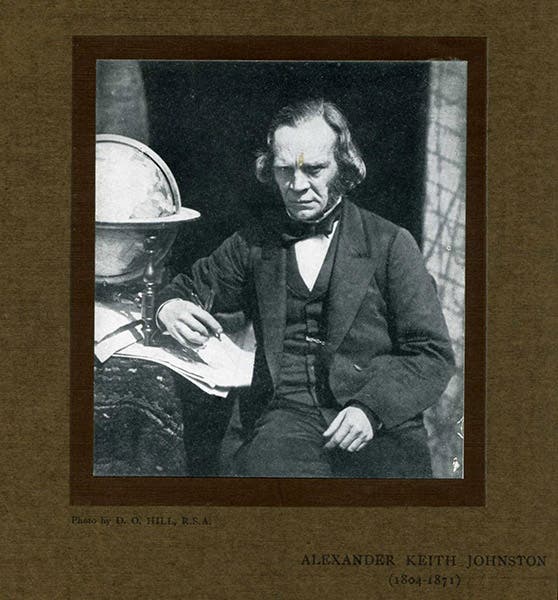 Portrait of Alexander Keith Johnston, frontispiece, One Hundred Years of Map Making: The Story of W. and A.K. Johnston, [1925?] (scottishprintarchive.org)