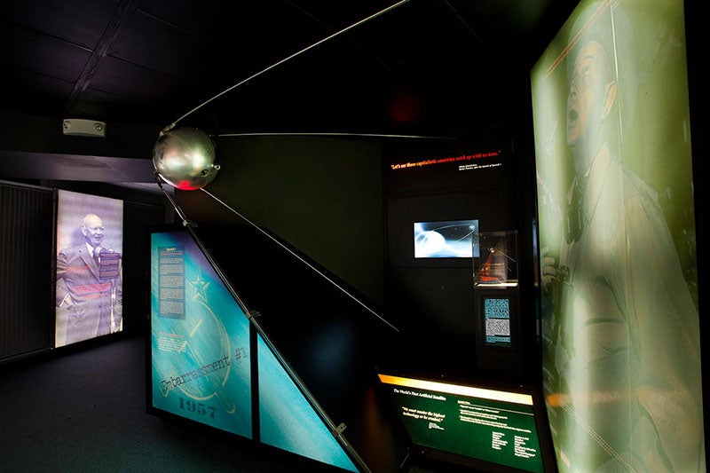 Original back-up Sputnik on display in the Cosmosphere, Hutchinson, Kansas (cosmo.org)