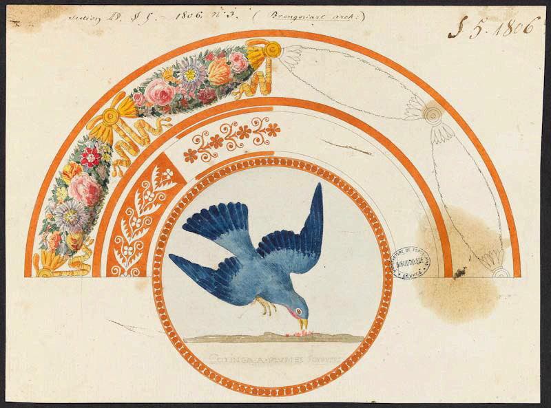 Design for porcelain service by Brongniart, 1806 (sevresciteceramique.fr)
