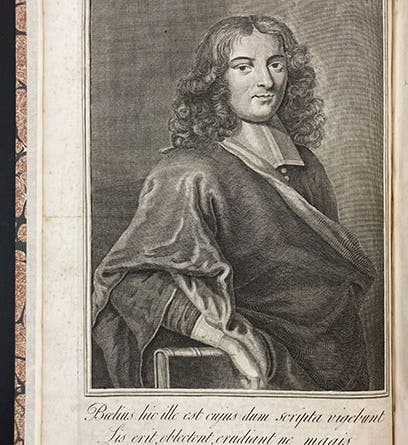 Portrait of Pierre Bayle, engraved after Louis Ferdinand Elle, frontispiece to Pierre Bayle, <i>Dictionary Historical and Critical</i>, 2nd ed., vol. 1, 1734 (Linda Hall Library)