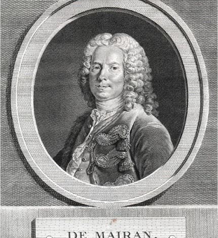 Jean-Jacques d’Ortous de Mairan, engraved portrait (Smithsonian Institution Libraries)