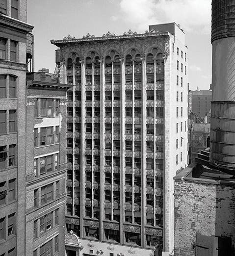 The Bayard Building, designed by Louis Sullivan, New York City, 1899, photograph by author
