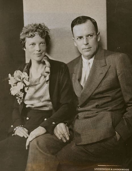 Amelia Earhart and George Palmer Putnam, married in 1931, photograph, June 22, 1932, National Portrait Gallery (npg.si.edu)