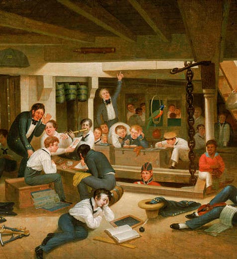 <i>Life on the Ocean</i>, oil painting by Augustus Earle, 1837, Royal Museums Greenwich (rmg.co.uk)