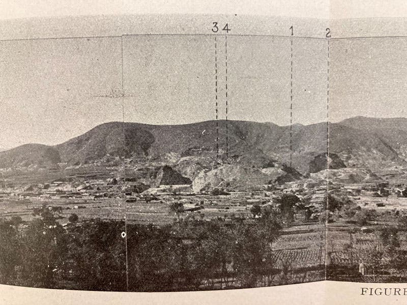 Photograph of all four “Localities” at Chou Kou Tien, from a paper by Pierre Teihard du Chardin and G.C. Young in Bulletin of the Geological Society of China, vol. 8, 1929 (Linda Hall Library).