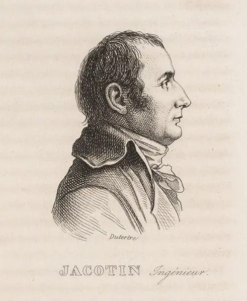 Pierre Jacotin, by André Dutertre, from Louis Reybaud, Histoire de l’expédition française en Égypte, vol. 6