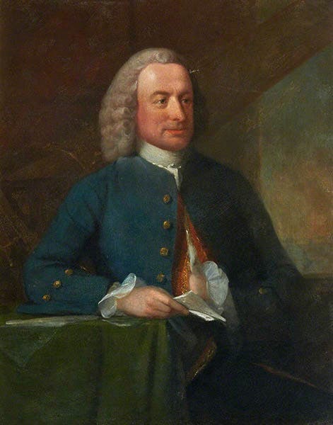 Portrait of James Short, telescope-maker, oil on canvas, by Benjamin Wilson, Royal Observatory, Edinburgh (artuk.org)