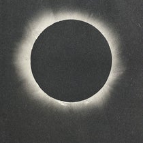 The solar corona, Apr. 16, 1893, photograph by J. M. Schaeberle, in his “Report on the total eclipse of the Sun, observed at Mina Bronces, Chile, on April 16, 1893,” Contributions from the Lick Observatory, no. 4, pl. 6, 1895 (Linda Hall Library)