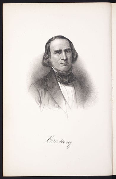 Frontispiece portrait of Charles Hovey, from his Fruits of America (1852-6)(Linda Hall Library)