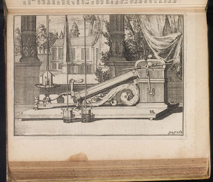 Musschenbroek air-pump, engraving, Wolfgang Senguerd, Philosophia naturalis, 1685 (Linda Hall Library)