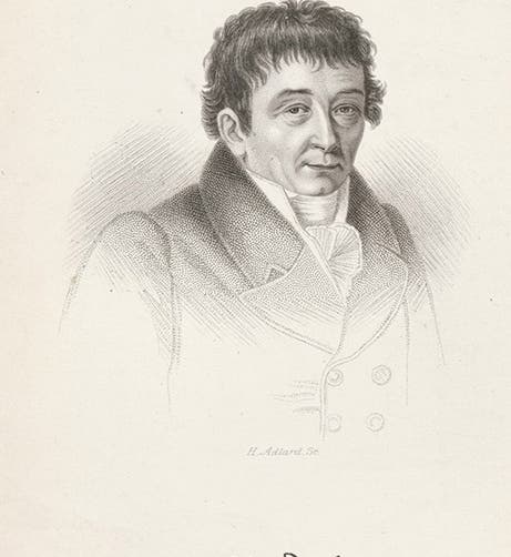 Portrait of Ernst Chladni, engraving, date unknown (Wikimedia commons)