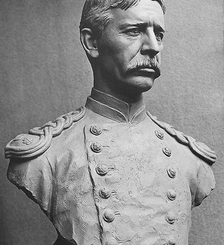 Preparatory study in clay for a bronze bust of Walter Reed, by Cecil Howard, 1947 (Wikimedia commons)