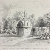 View of George Bishop’s Observatory, South Villa, Inner Circle, Regent's Park, London, frontispiece to Astronomical Observations … During the Years 1839-51, by George Bishop, 1852 (The Linda Hall)