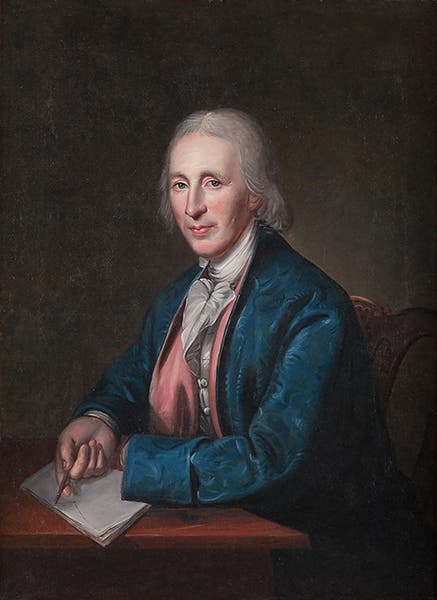 David Rittenhouse, oil portrait by Charles Willson Peale, 1791 (American Philosophical Society)