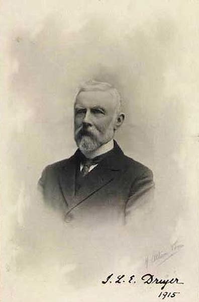 Portrait of J.L.E. Dreyer, 1915 (Wikimedia commons)