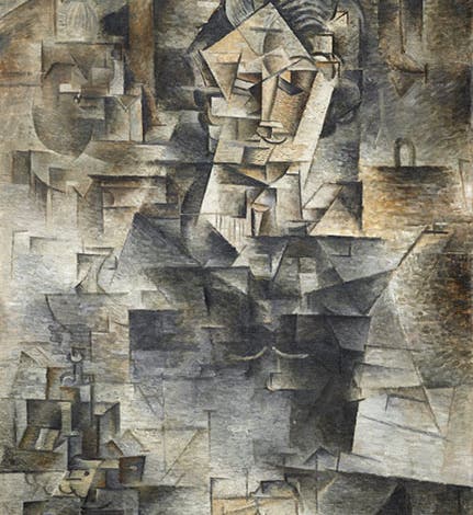 Portrait of Henry Kahnweiler, oil on canvas, by Pablo Picasso, 1910, Art Institute of Chicago (www.artic.edu)