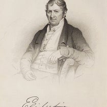 Portrait of Eli Whitney, frontispiece to Memoir of Eli Whitney Esq., by Denison Olmsted, 1846 (Linda Hall Library)