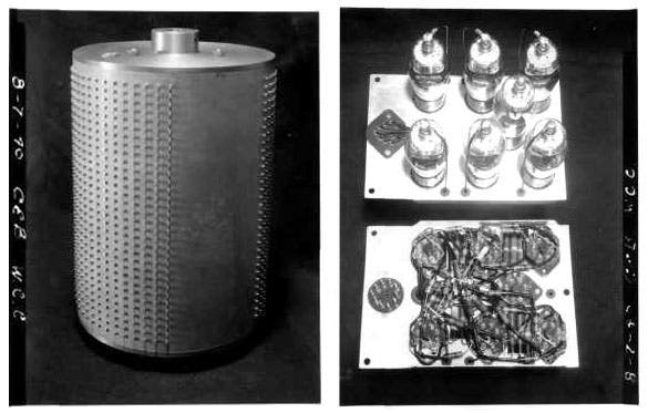 Original memory drum and tube module (Iowa State University)