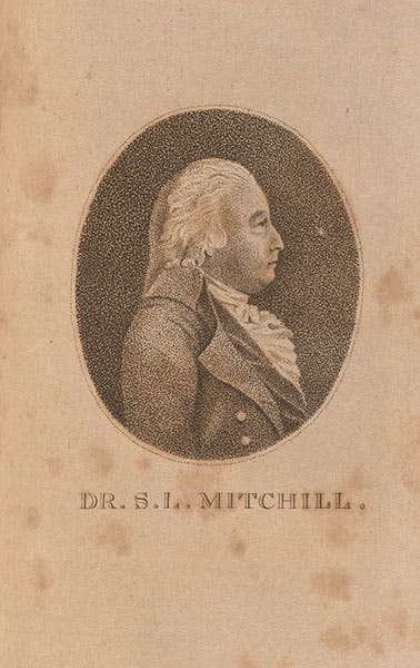 Portrait of Samuel Latham Mitchill, engraving by James Hardie, 1801 (National Portrait Gallery, Smithsonian, Washington, D.C.)