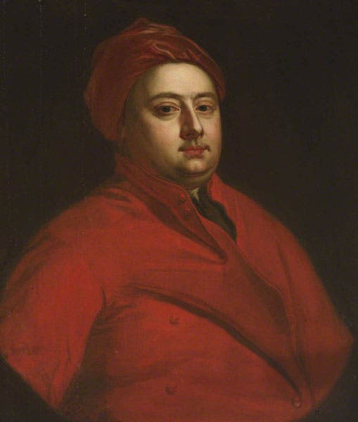 Portrait of William Cheselden, oil on canvas by Jonathan Richardson the Elder, undated, St. Thomas Hospital, London (artuk.org)