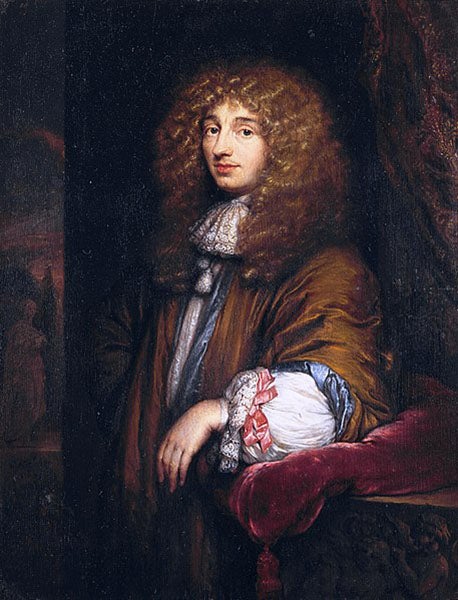 Portrait of Christiaan Huygens, by Caspar Netscher, 1671, in the Haags Historisch Museum (Wikimedia commons)