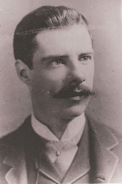 Photograph of a young Edmund Neville Nevill, who would publish under the name of Edmund Neison (leopardantiques.com)