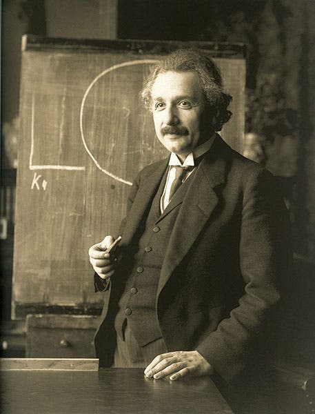 Portrait of Albert Einstein, photograph by Ferdinand Schmutzer, 1921 (Wikimedia commons)