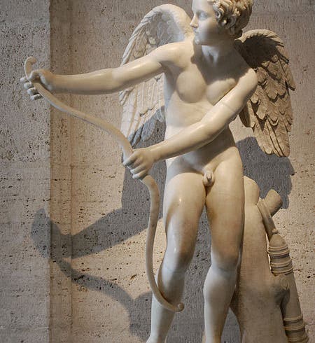 Statue of Eros, Roman copy of Greek original possibly by Lysippos, Capitoline Museum, Rome (Wikimedia Commons)