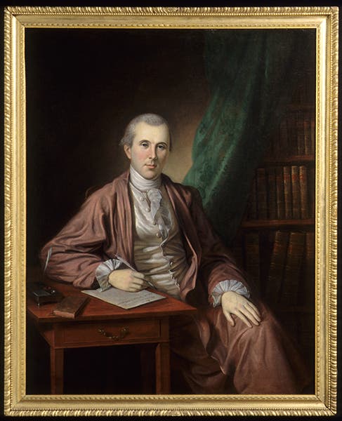 Portrait of Benjamin Rush, oil on canvas, by Charles Willson Peale, 1783, Winterthur Museum, Delaware (museumcollection.winterthur.org)