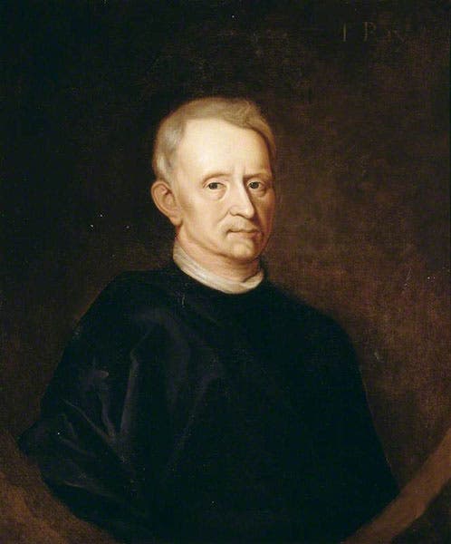 Portrait of Joan Baptista van Helmont, oil painting by Mary Beale, undated, Natural History Museum, London (artuk.org)