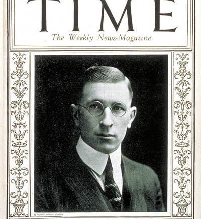 Frederick Banting on the cover of Time, Aug. 27, 1923 (content.time.com)