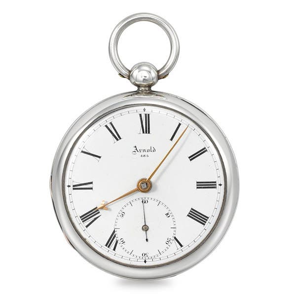 The chronometer Arnold 485/786, built in 1794 and known as “Arnold,” used by the Belville family for 104 years to carry Greenwich Mean Time to London, Science Museum, London (sciencemuseumgroup.org.uk)