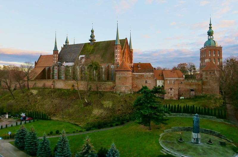 Frombork cathedral in Poland, where Giese and Copernicus served together as canons and were buried (photo by Karl Galle)
