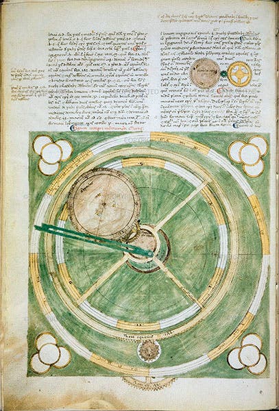 Drawing for the Venus dial for the Astrarium, in Giovanni Dondi’s Tractatus astrarii, manuscript, ca 1364, Biblioteca Capitolare, Padua (cabinet.ox.ac.uk)