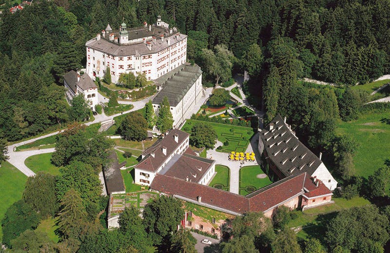 Schloss Ambras, modern photograph (camping-achensee.com)