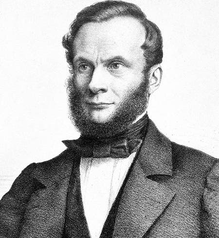 Rudolf Clausius, lithograph portrait, unknown date (fineartamerica.com)