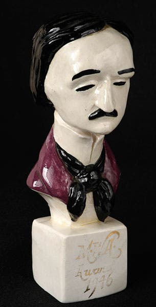 The first Edgar statuette, awarded by the Mystery Writers of America in 1946 for the best mystery novel, now at Cornell University Libraries (foundationss08.pbworks.com)