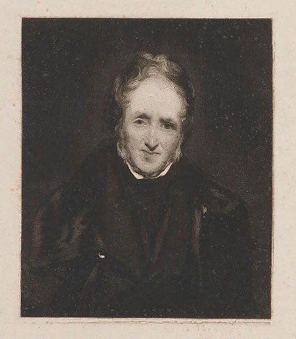 Portrait of George Field, mezzotint by David Lucas, 1845, after drawing by Richarc Rothwell, 1839 (National Portrait Gallery, London)